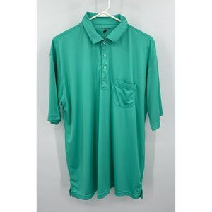 Horn‎ Legend Green Stretch Polo Mens Sz XL